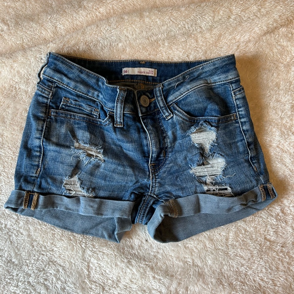 Teen size 0 denim shorts